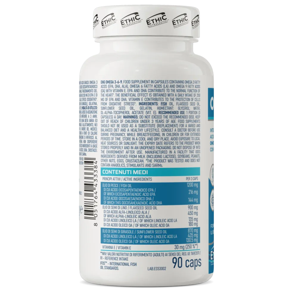 Ethic Nutraceutici™ Omega 3-6-9 90 kapsułek