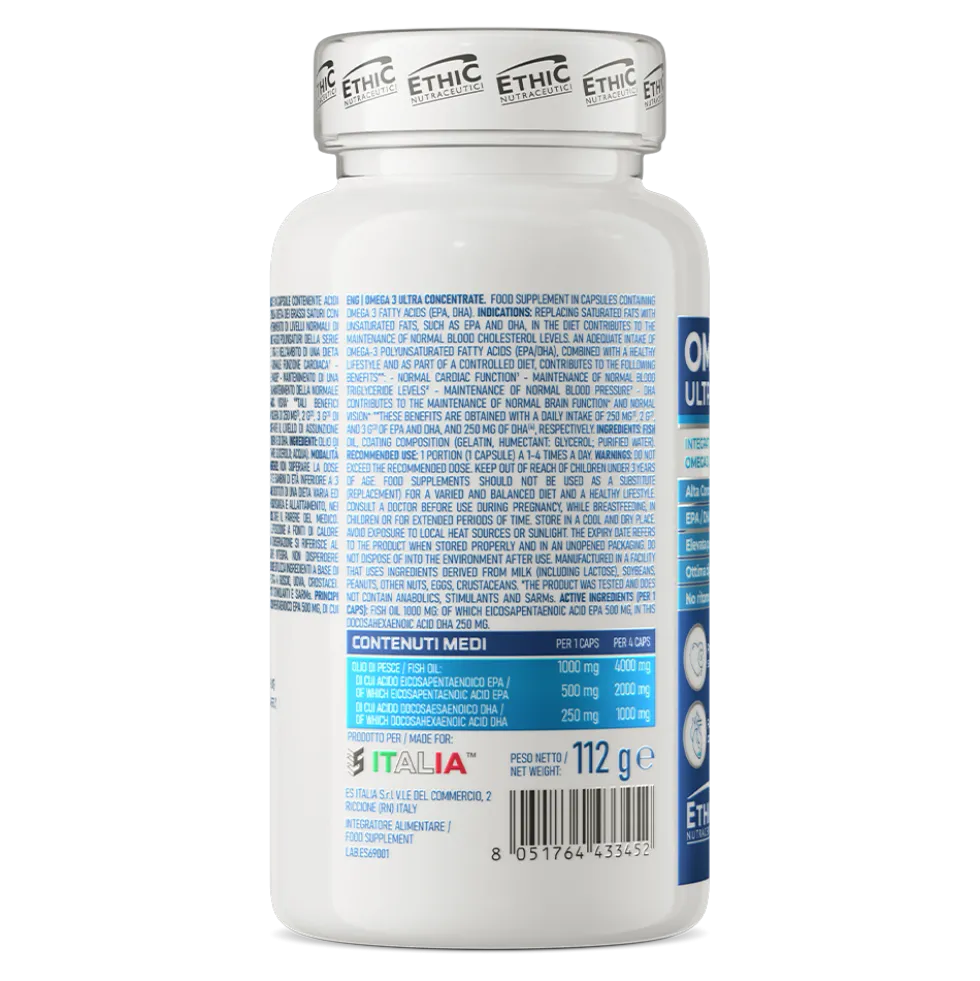 Ethic Nutraceutici™ Omega 3 Ultra Concentrate 90 kapsułek