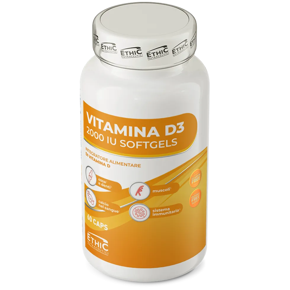 Ethic Nutraceutici Vitamina D3 2000 IU 60 kapsułek