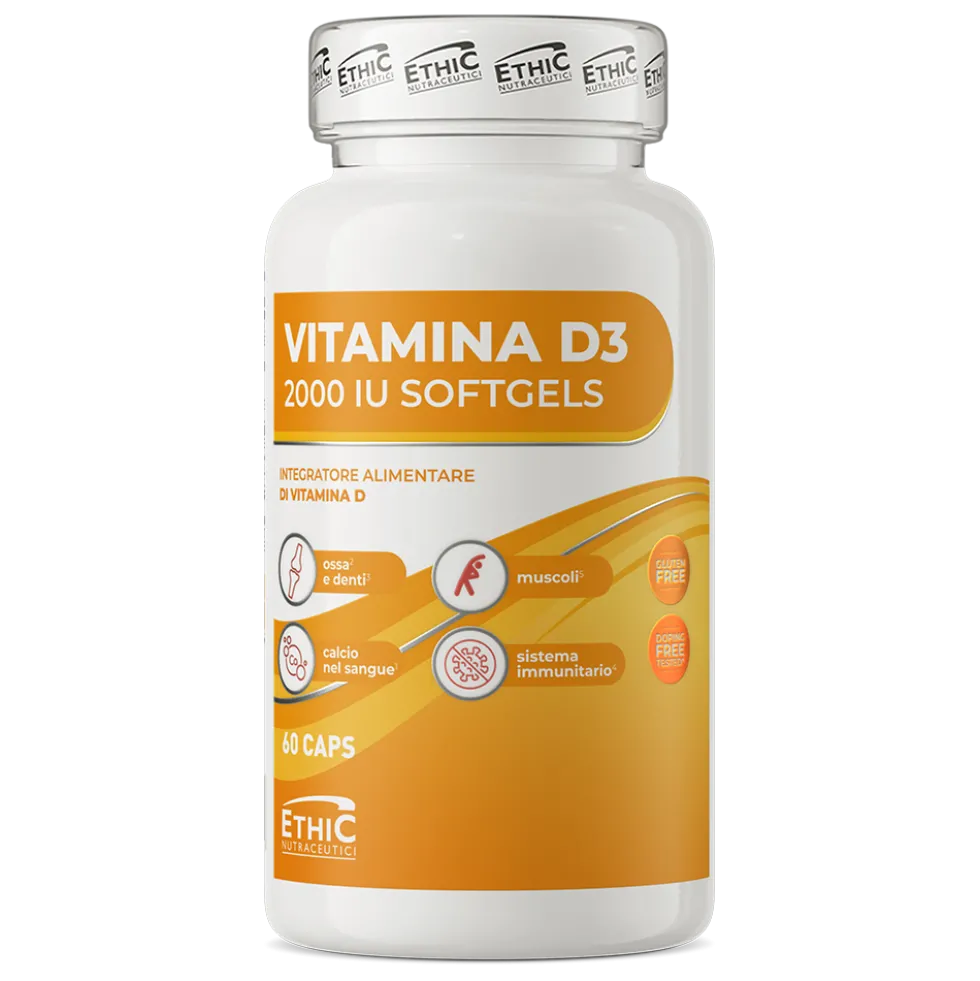 Ethic Nutraceutici Vitamina D3 2000 IU 60 kapsułek