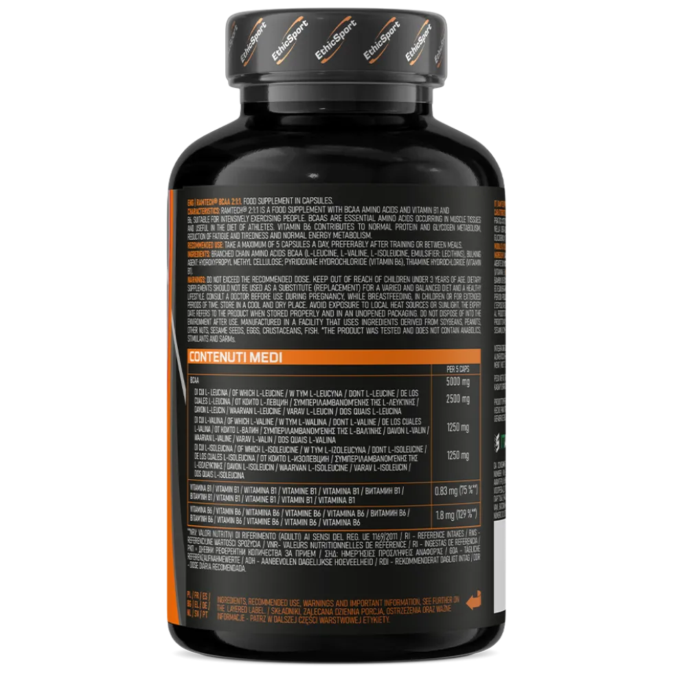 EthicSport Ramtech BCAA 2:1:1 120 kapsułek