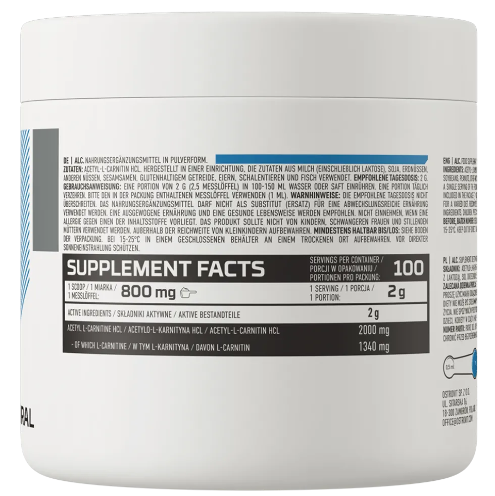 OstroVit Acetylo L-Karnityna 200 g