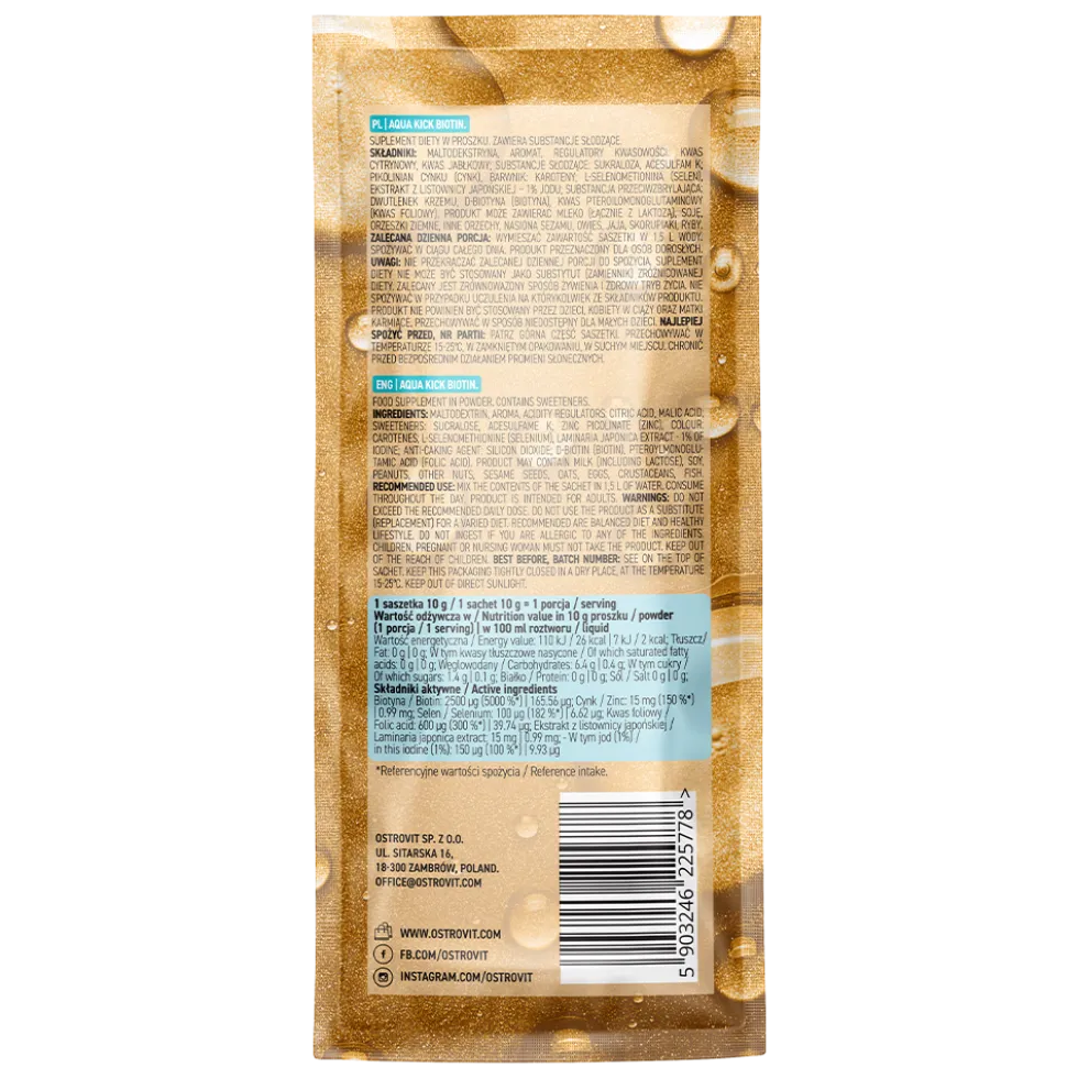 OstroVit Aqua Kick Biotyna 10 g