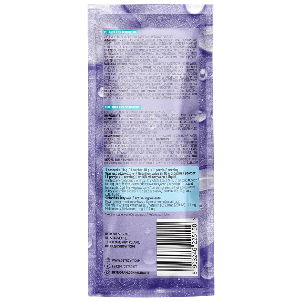 OstroVit Aqua Kick Good Night 10 g