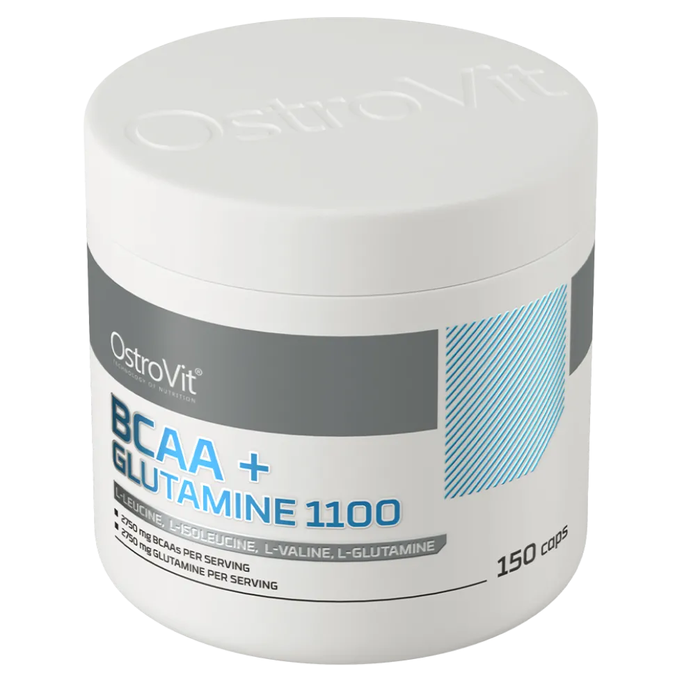 OstroVit BCAA + Glutamina 1100 mg 150 kapsułek