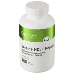 OstroVit Betaina HCl + Pepsyna 100 kapsułek