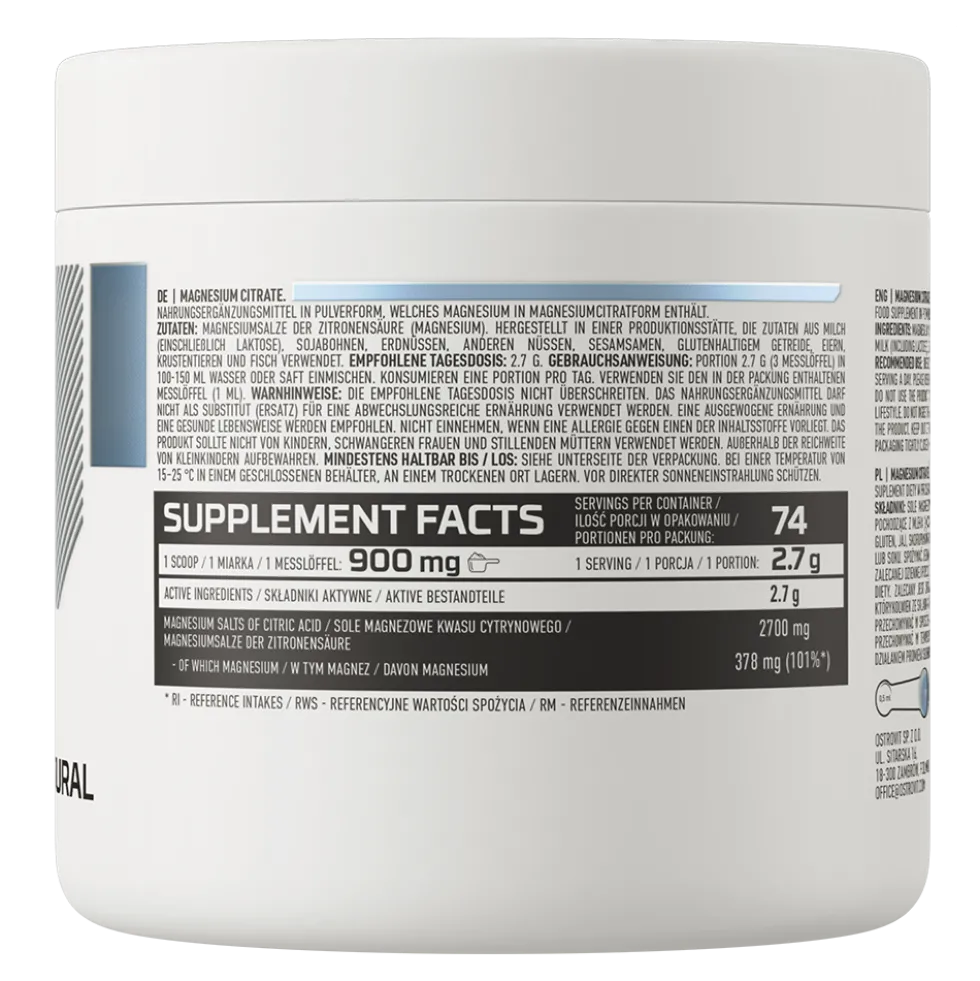 OstroVit Cytrynian Magnezu 200 g