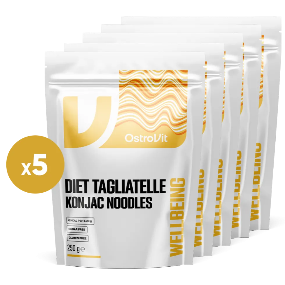 OstroVit Diet Tagliatelle Konjac Noodles 5 x 250 g