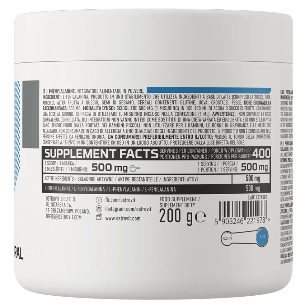 OstroVit Fenyloalanina 200 g