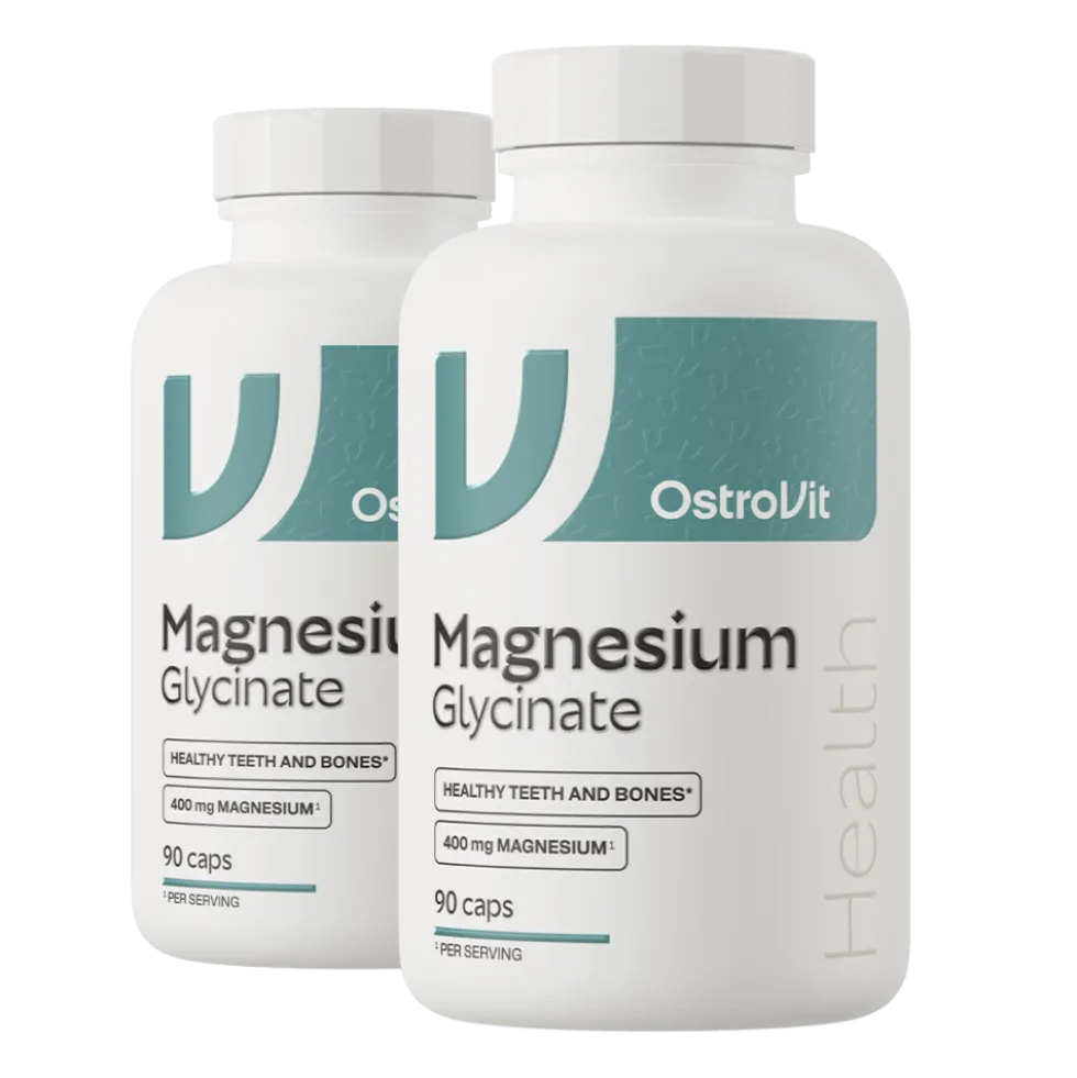 OstroVit Glicynian Magnezu 2 x 90 kapsułek
