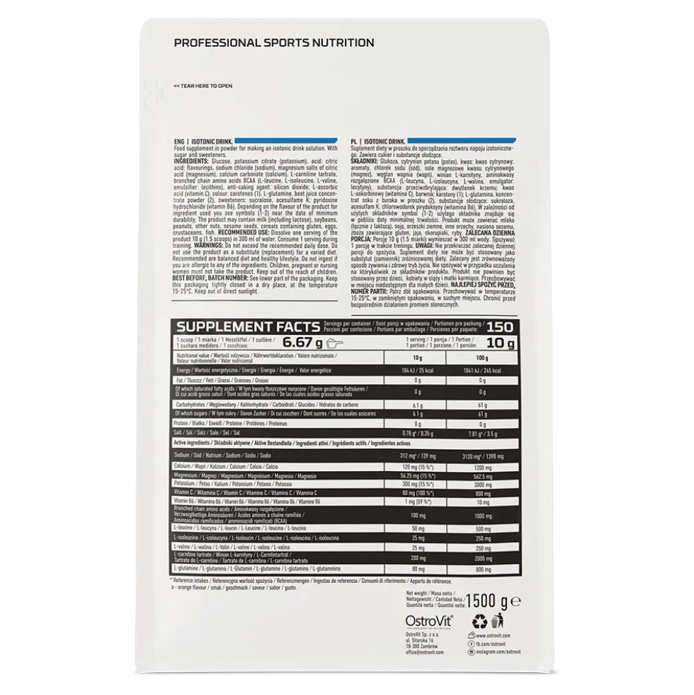 OstroVit Izotonik Drink 1500 g