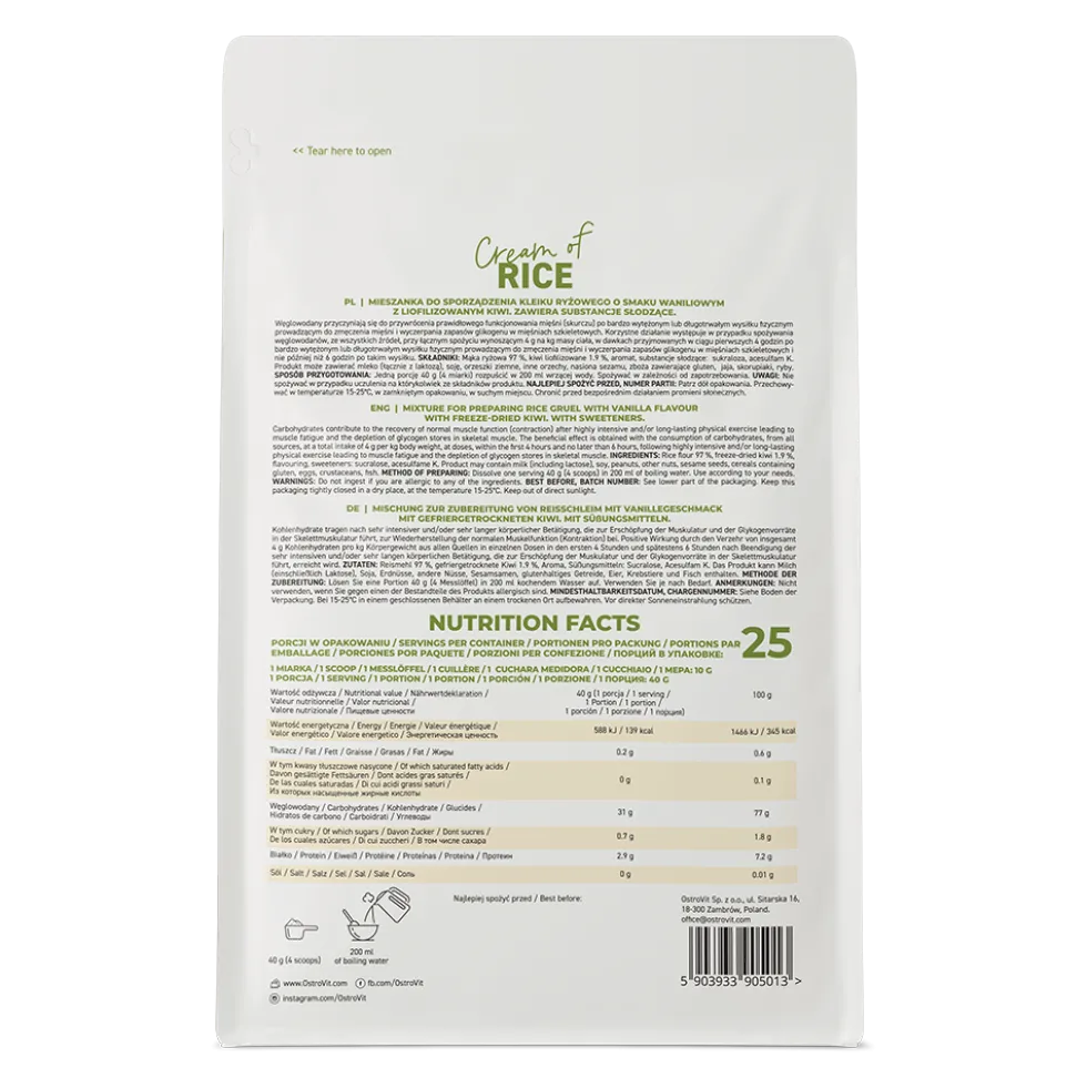 OstroVit Kleik Ryżowy 1000 g