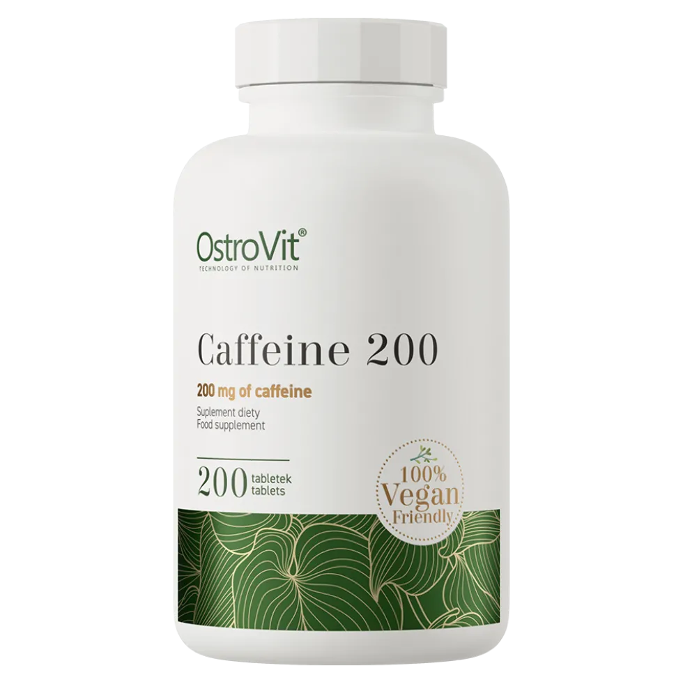 OstroVit Kofeina 200 mg VEGE 200 tabletek