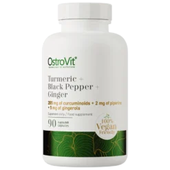OstroVit Kurkumina + Czarny Pieprz + Imbir VEGE 90 kapsułek