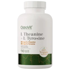 OstroVit L-Teanina + L-Tyrozyna VEGE 90 kapsułek