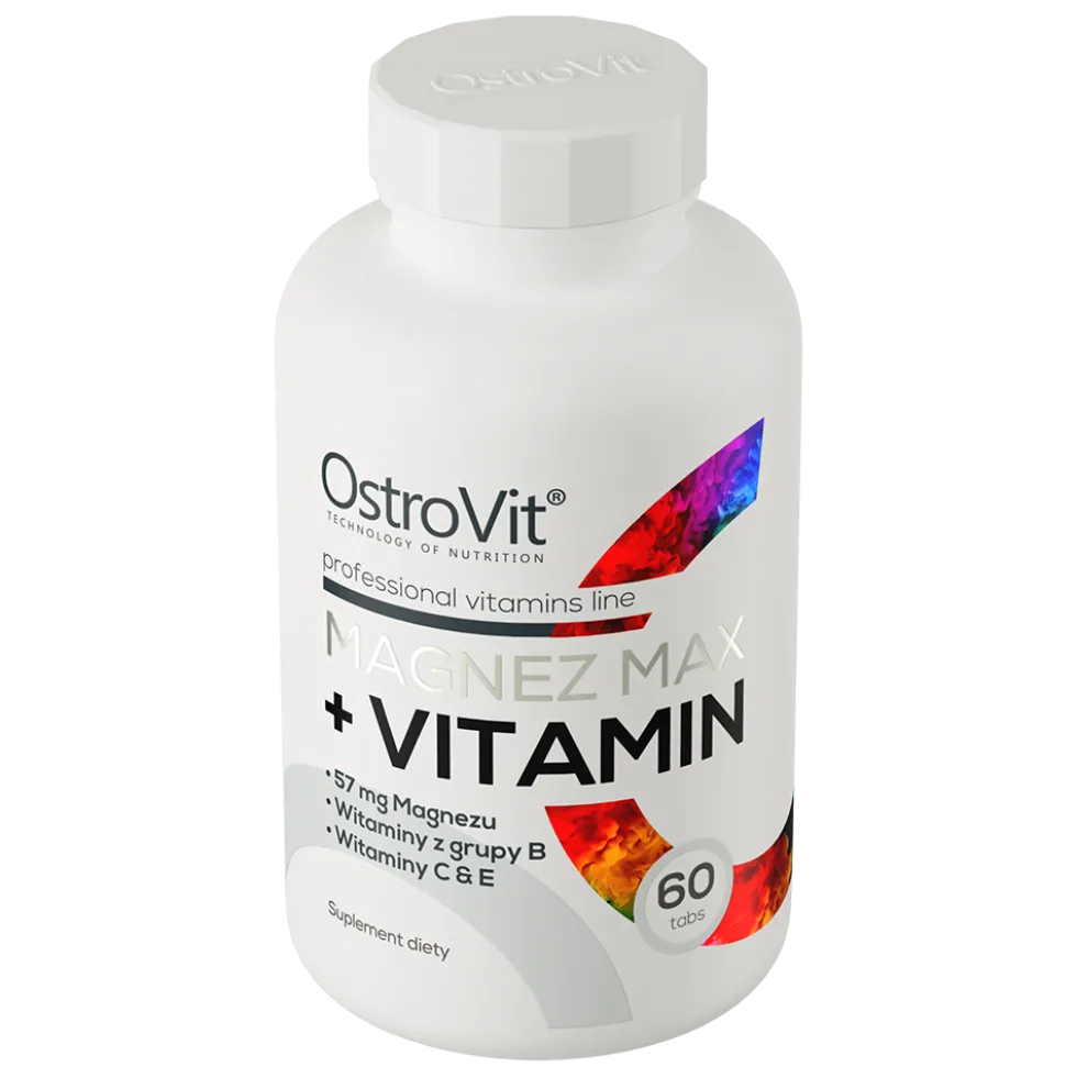 OstroVit Magnez MAX + Vitamin 60 tabletek