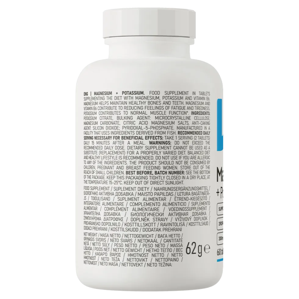 OstroVit Magnez + Potas 60 tabletek
