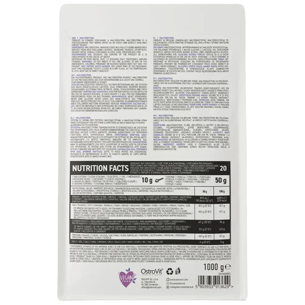 OstroVit Maltodekstryna 1000 g