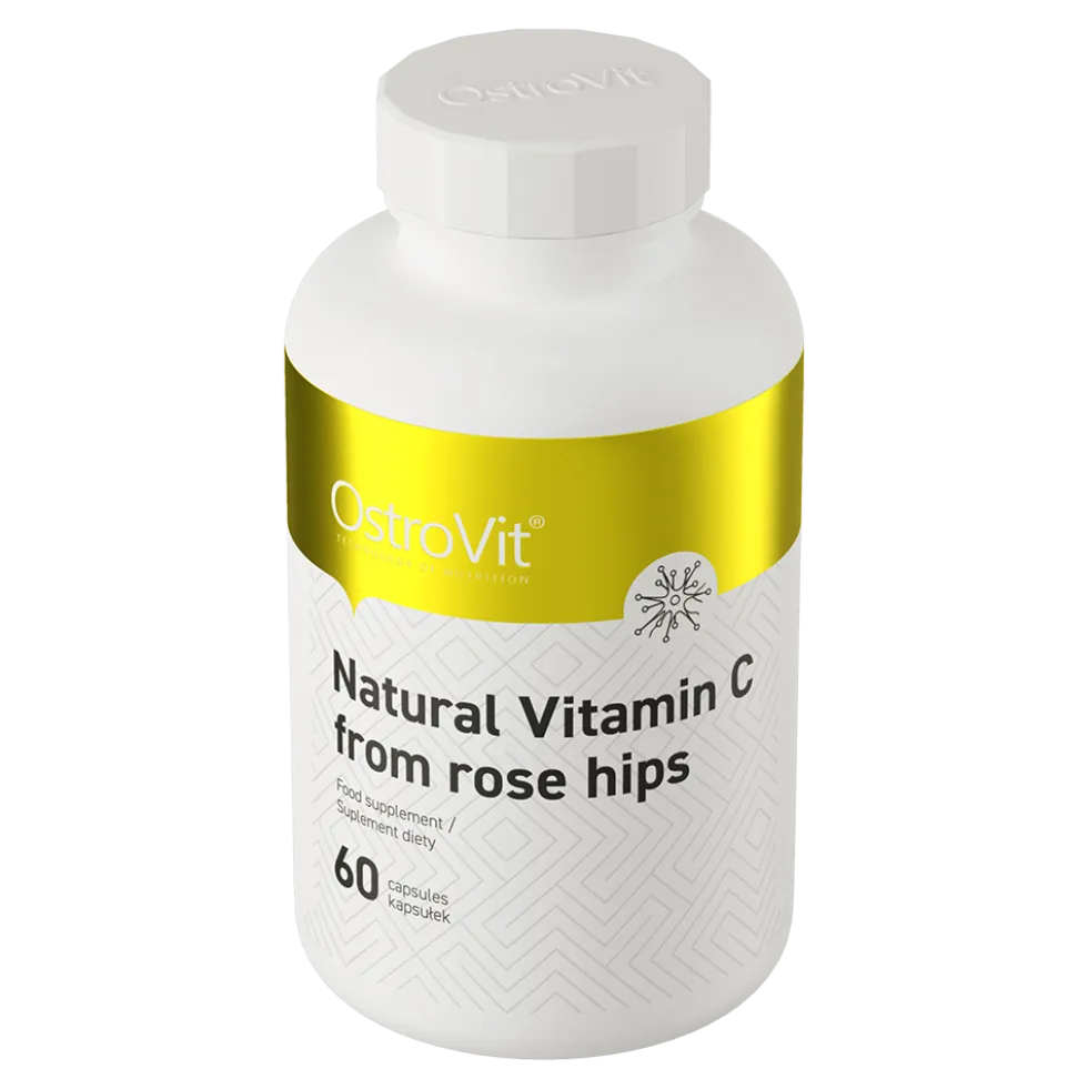 OstroVit Naturalna Witamina C z Dzikiej Róży 60 kapsułek