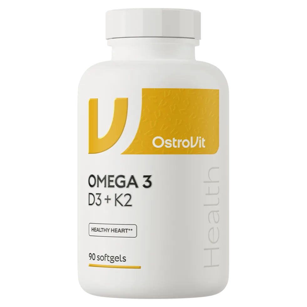 OstroVit Omega 3 D3+K2 90 kapsułek