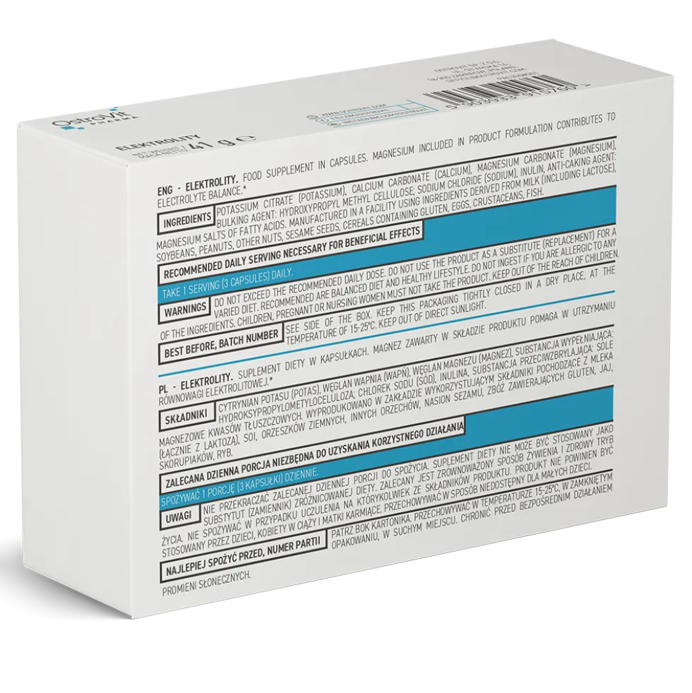 OstroVit Pharma Elektrolity 60 kapsułek