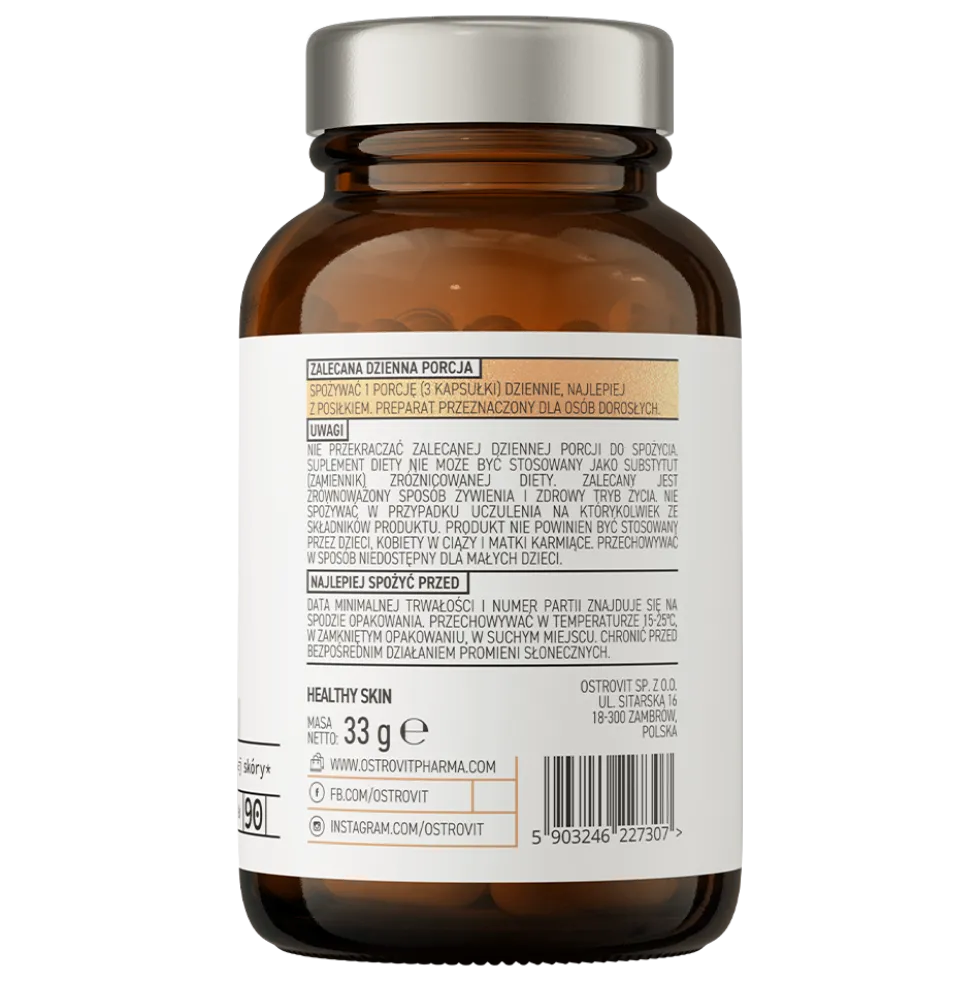 OstroVit Pharma Zdrowa Skóra 90 kapsułek
