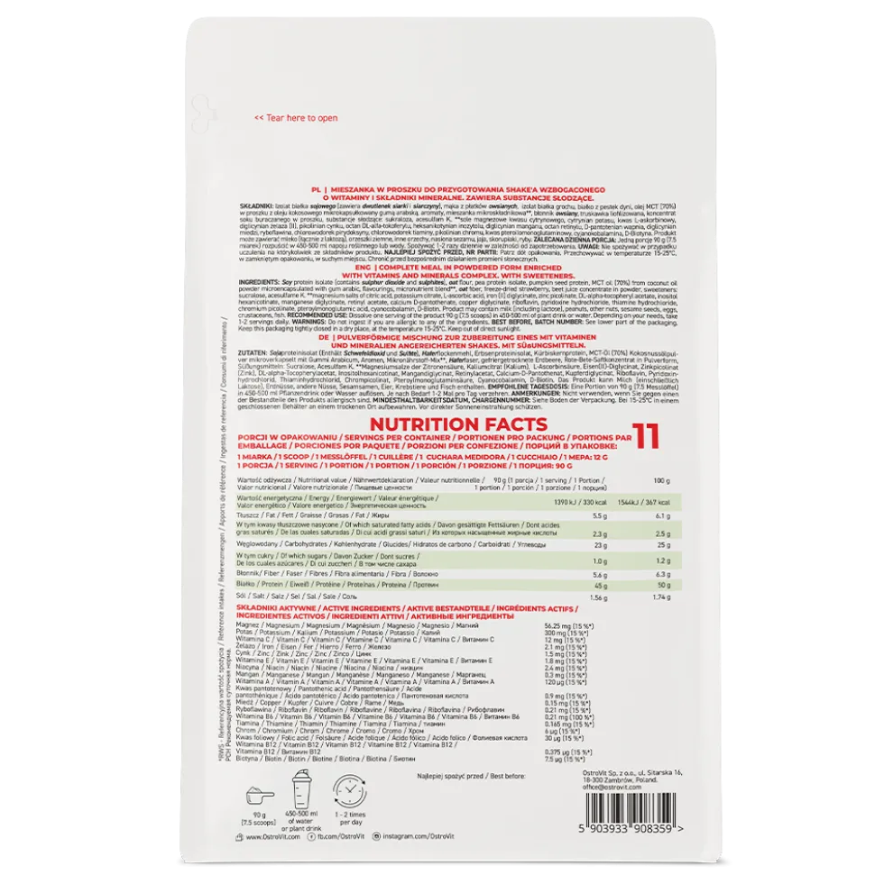 OstroVit Vegan Meal Shake 1000 g