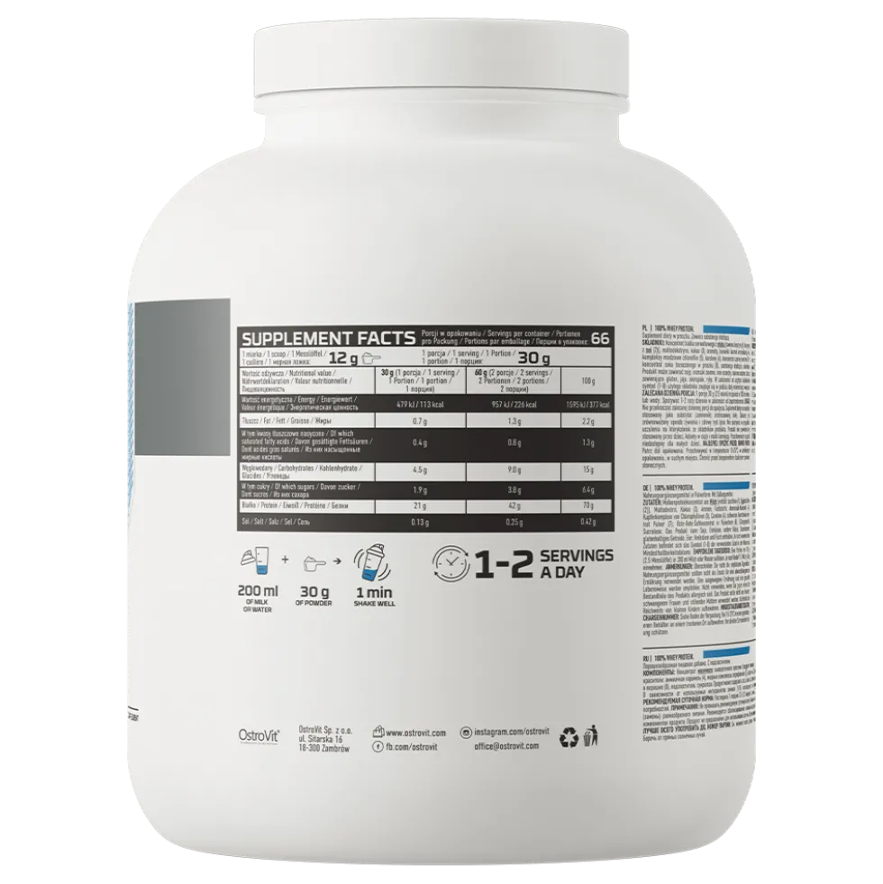 OstroVit 100% Whey Protein 2000 g