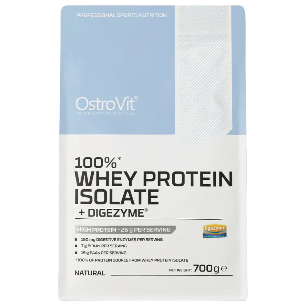 OstroVit 100% Whey Protein Isolate + Digezyme 700 g