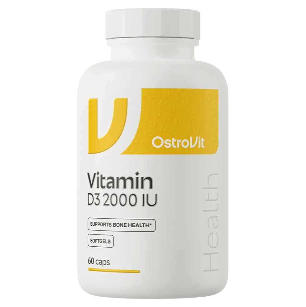 OstroVit Witamina D3 2000 IU 60 kapsułek
