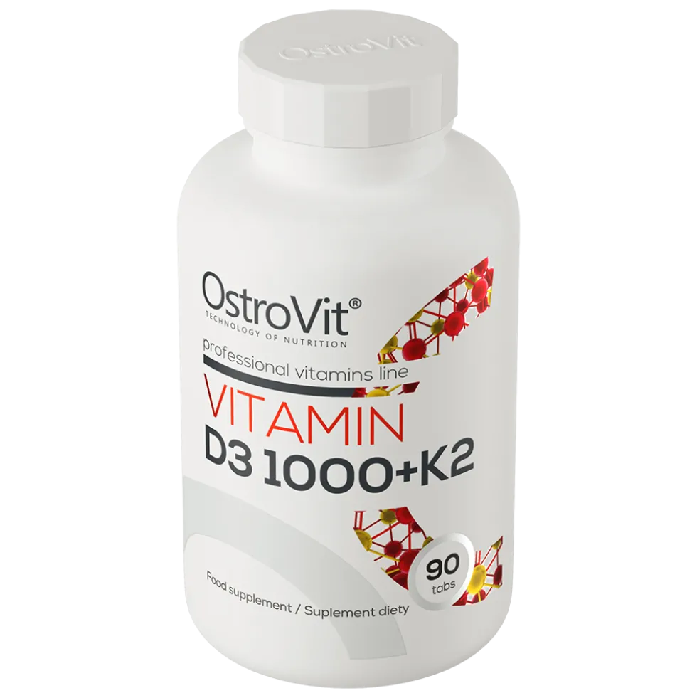 OstroVit Witamina D3 1000 IU + K2 90 tabletek