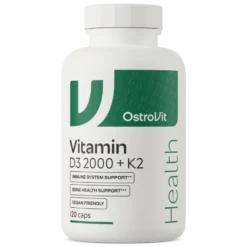 OstroVit Witamina D3 2000 IU + K2 VEGE 120 kapsułek