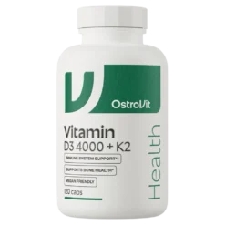 OstroVit Witamina D3 4000 IU + K2 VEGE 120 kapsułek