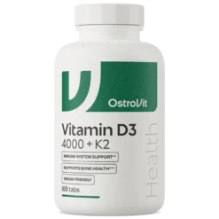 OstroVit Witamina D3 4000 IU + K2 VEGE 100 tabletek