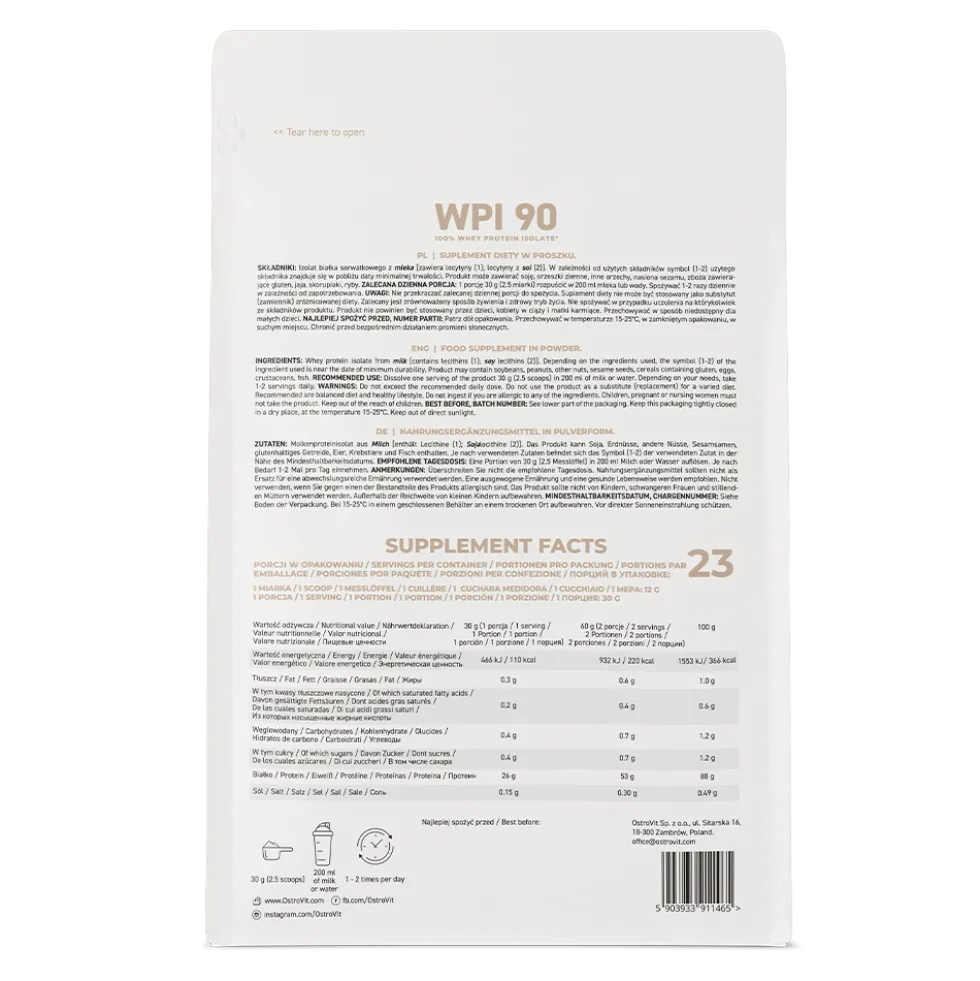 OstroVit WPI 90 700 g